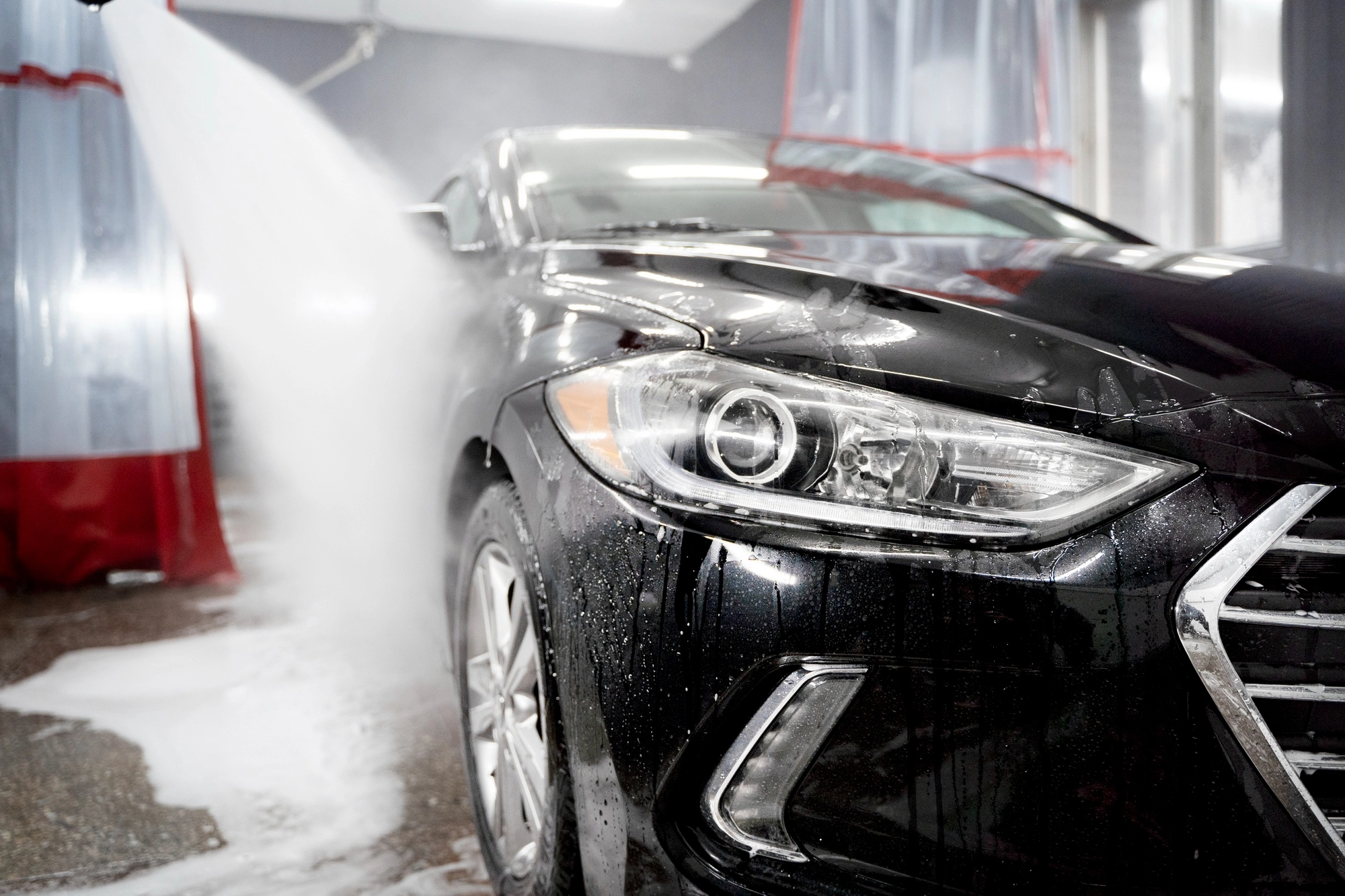 Detailing interieur voiture