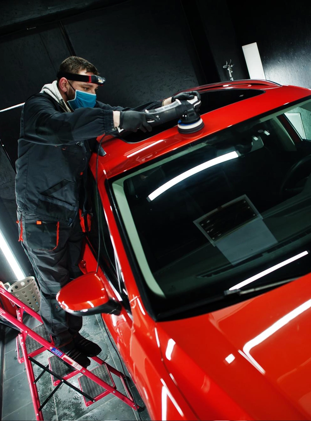 Detailing interieur voiture